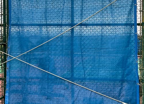 三冠牌RF圓扁針織圍籬網應用實例(2)｜HunkunNET 煥坤