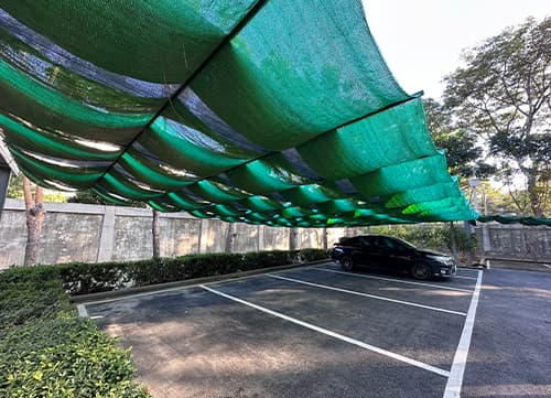 三冠牌RF圓扁防曬針織網應用實例｜HunkunNET 煥坤