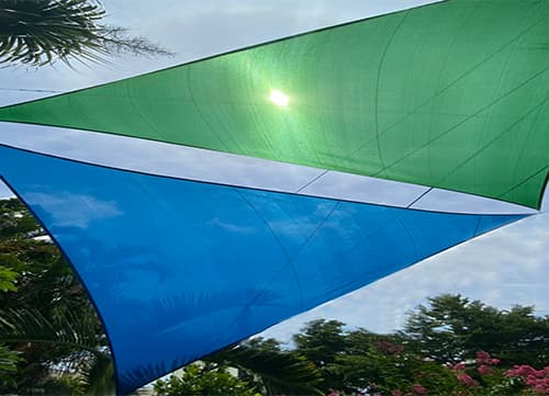 三冠牌RF圓扁防曬針織網應用實例(3)｜HunkunNET 煥坤