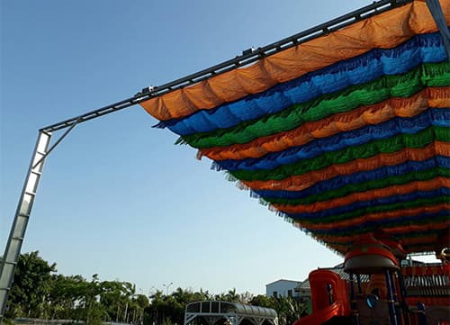 三冠牌懸掛式遮陽網應用實例(3)｜HunkunNET 煥坤