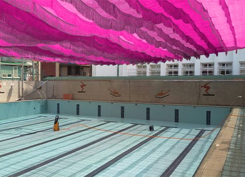 三冠牌TA懸掛式遮陽網應用實例｜HunkunNET 煥坤